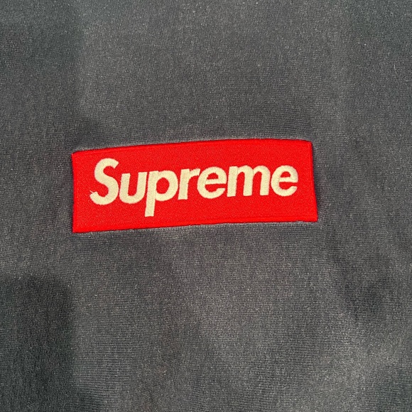 Supreme Box Logo Hoodie Navy - Picture 2 of 8